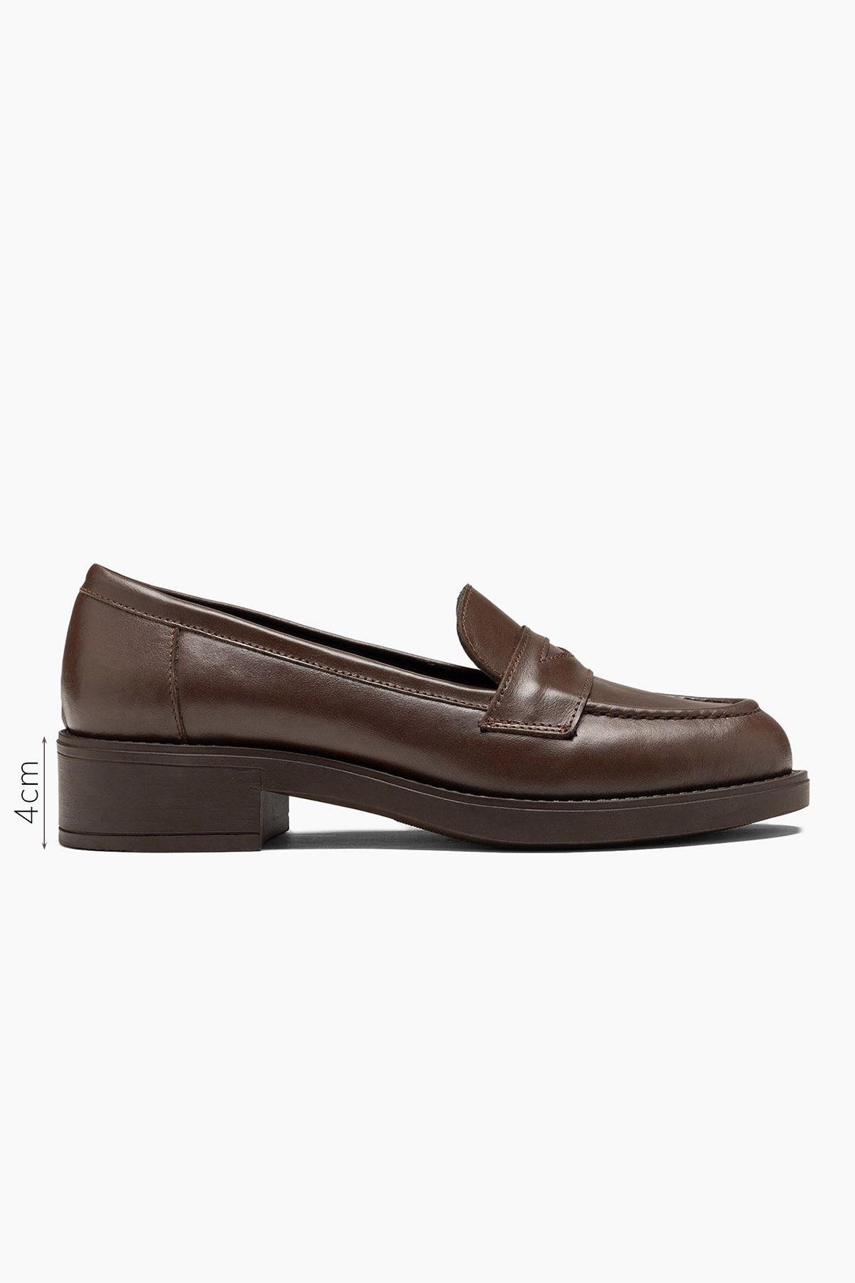 Greta  Kahve  Cilt Hakiki Deri Kadın Loafer Ayakkabı